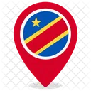 Demokratische Republik Kongo Land National Symbol