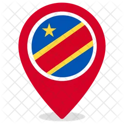 Demokratische Republik Kongo Flag Symbol