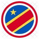 Demokratische Republik Kongo Land National Symbol