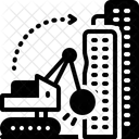 Desmantelamiento Construccion Demolicion Icono