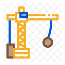 Demolicao Guindaste Construcao Ícone