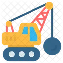Demolition Ball Crane Icon