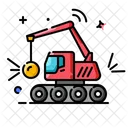 Demolition Crane Heavy Icon