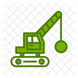 Demolition Crane  Icon