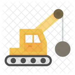 Demolition Crane  Icon