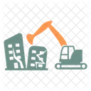 Demolition Construction Dismantling Icon