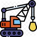 Demolition Truck Construction Icon