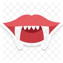 Demon Mouth Halloween Demon Mouth Halloween Denture Fangs Icon