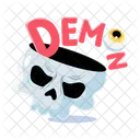 Demon Skull Demon Scary Skull Icon