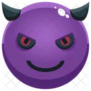 Demone Emoji Emozione Icon