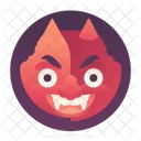 Demone Emoji Faccina Icon