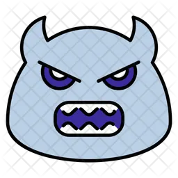 Demonio Emoji Icono