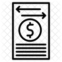 Demonstrativo de fluxo de caixa  Ícone