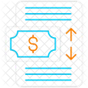 Demonstrativo de fluxo de caixa  Ícone