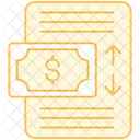 Demonstrativo de fluxo de caixa  Ícone