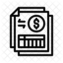 Demonstrativo de fluxo de caixa  Ícone