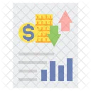 Demonstrativo De Fluxo De Caixa Ícone