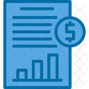 Demonstrativo de fluxo de caixa  Ícone