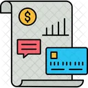 Demonstrativo Financeiro Relatorio Financeiro Contabilidade Icon