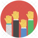 Hand Halten Protest Symbol