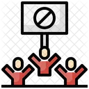 Demonstranten  Symbol