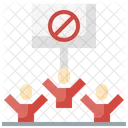 Demonstranten  Symbol