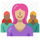 Demonstration Mob Crowd Icon