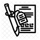 Demonstrative Evidence Crime Icon