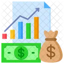 Demonstracao Financeira Ganhos Receitas Ícone