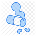 Mit Dem Tabakkonsum Aufhoren Mit Dem Rauchen Aufhoren Mit Dem Tabak Aufhoren Symbol