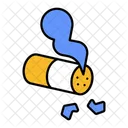 Tabakkonsum Beenden Mit Dem Rauchen Aufhoren Tabakverbot Symbol