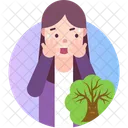 Dendrophobia Fear Of Trees Icon