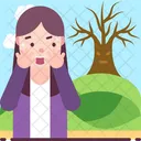 Dendrophobia Fear Of Trees Icon