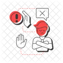 Denial Grief Five Stages Icon