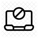 Denial Laptop Security Icon