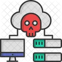 Denial Of Service Cloud Error Cloud Security Icon