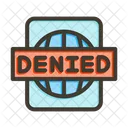 Block Cancel Rejected Icon