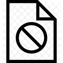 Denied File  Icon