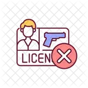 Gun Control Licence Icon