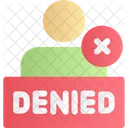 Denied Rejected Declined Not Approved Icon