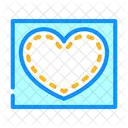 Denim Heart Textile Icon