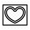 Denim Heart Textile Icon