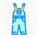 Denim Overalls Redneck Icon