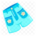 Short Pants Denim Shorts Summer Wear Icon