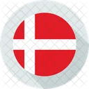 Denmark Circle Country Icon