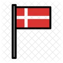 Country Denmark Flag Icon