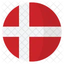 Denmark Flag Country Icon