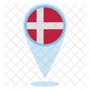 Denmark Location  Icon