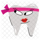 Dent De Ninja Mal De Dents Dentisterie Icône