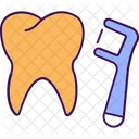 Dental Floss Tooth Icône
